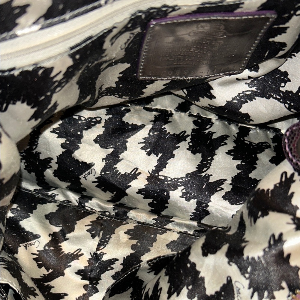 Coach Shimmering Purple Tote - Picture 16 of 16